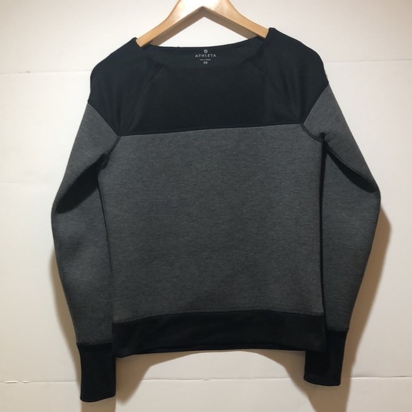ATHLETA Fuse Color Block Sweatshirt XS - Picture 2 of 9